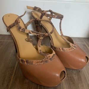 Brown heels